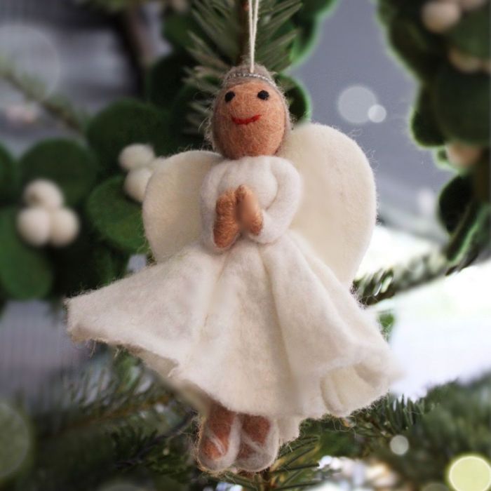 Christmas Angel Felt Hanging Decoration