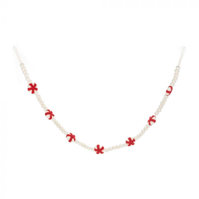 Peppermint Felt Garland