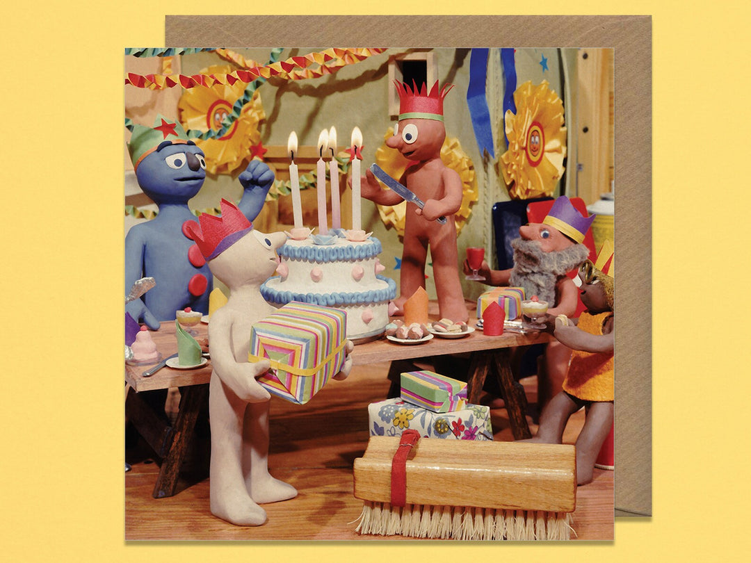 Morph Birthday Cake Greetings Card