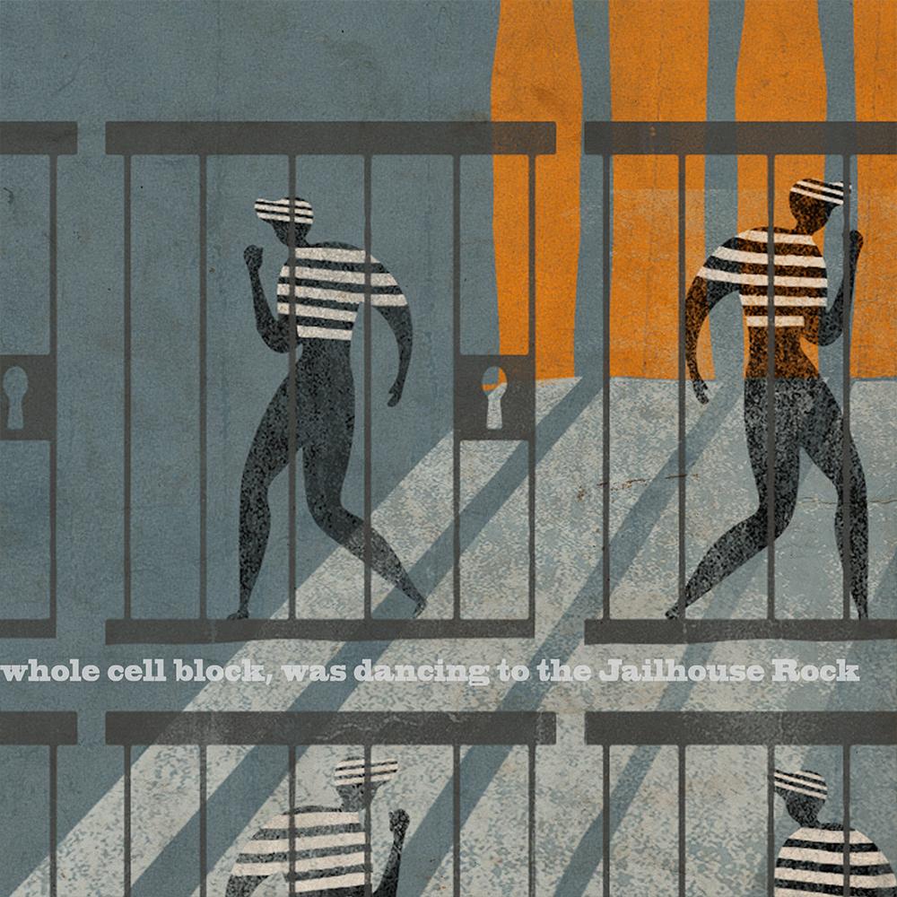 Jailhouse Rock - A3 Framed Print