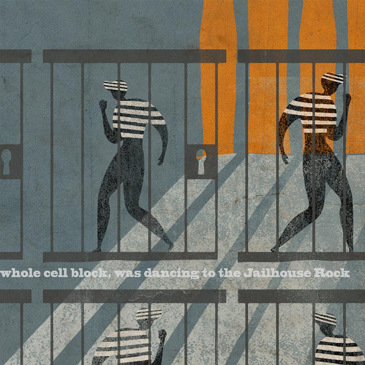 Jailhouse Rock - A3 Framed Print