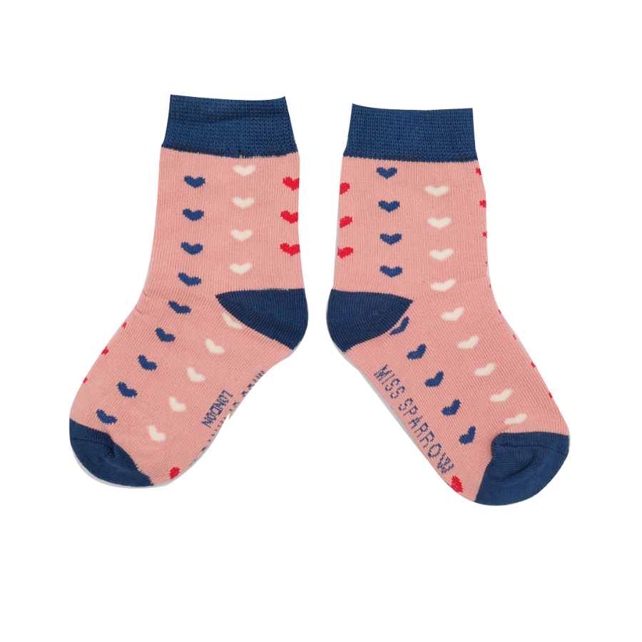 Children's Bamboo Socks  - Little hearts