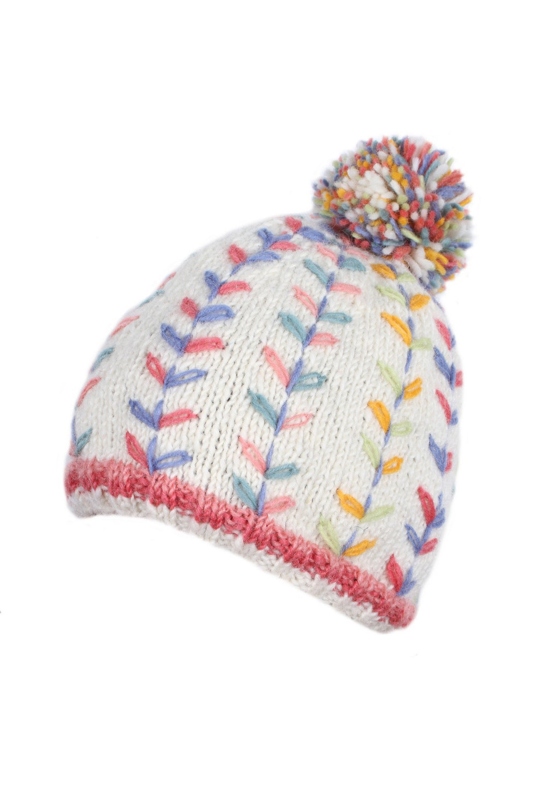 Kylemore Bobble Hat - Cream