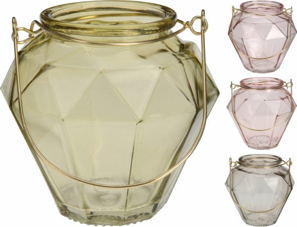 Hanging Glass Tealight Holder