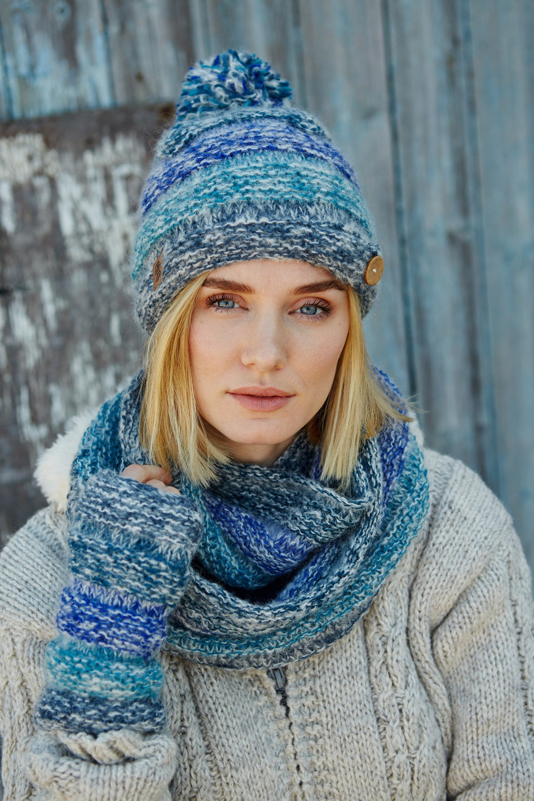 Sierra Nevada Bobble Hat - Blue