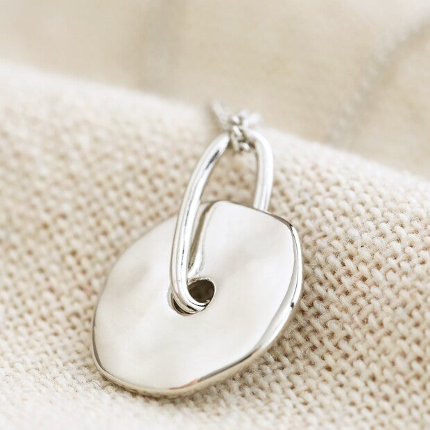 Spinning Disc Pendant Necklace