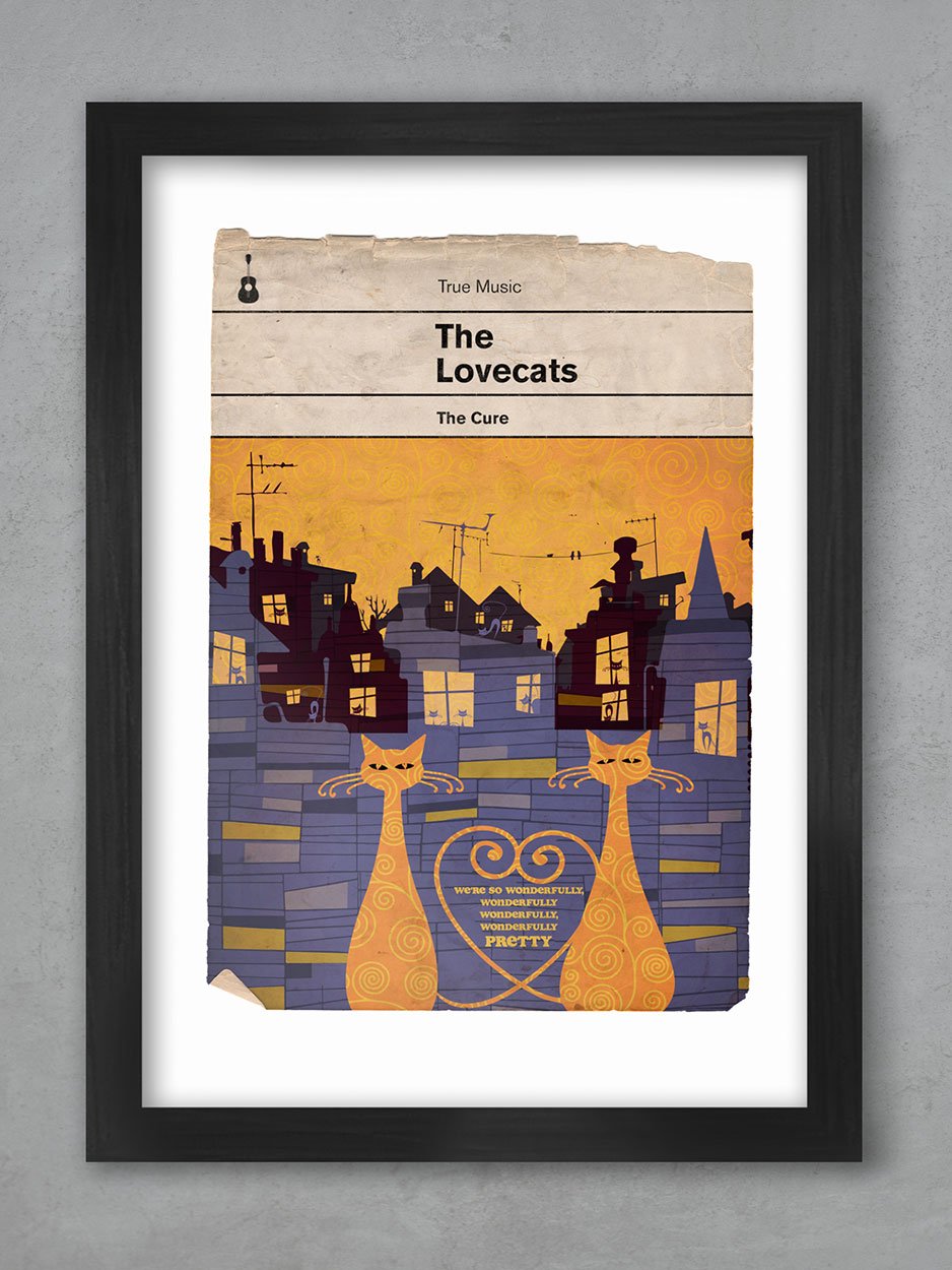 The Lovecats - The Cure - Music Poster Print – No 96 Home and Gifts