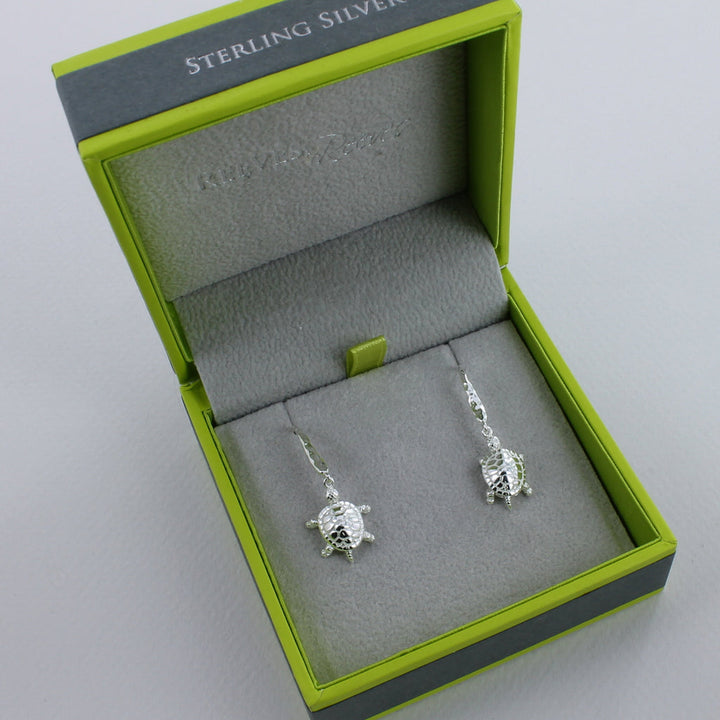 Turtle Sterling Silver Earrings