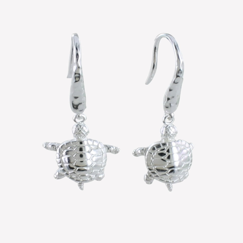 Turtle Sterling Silver Earrings