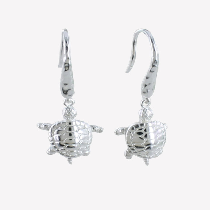 Turtle Sterling Silver Earrings