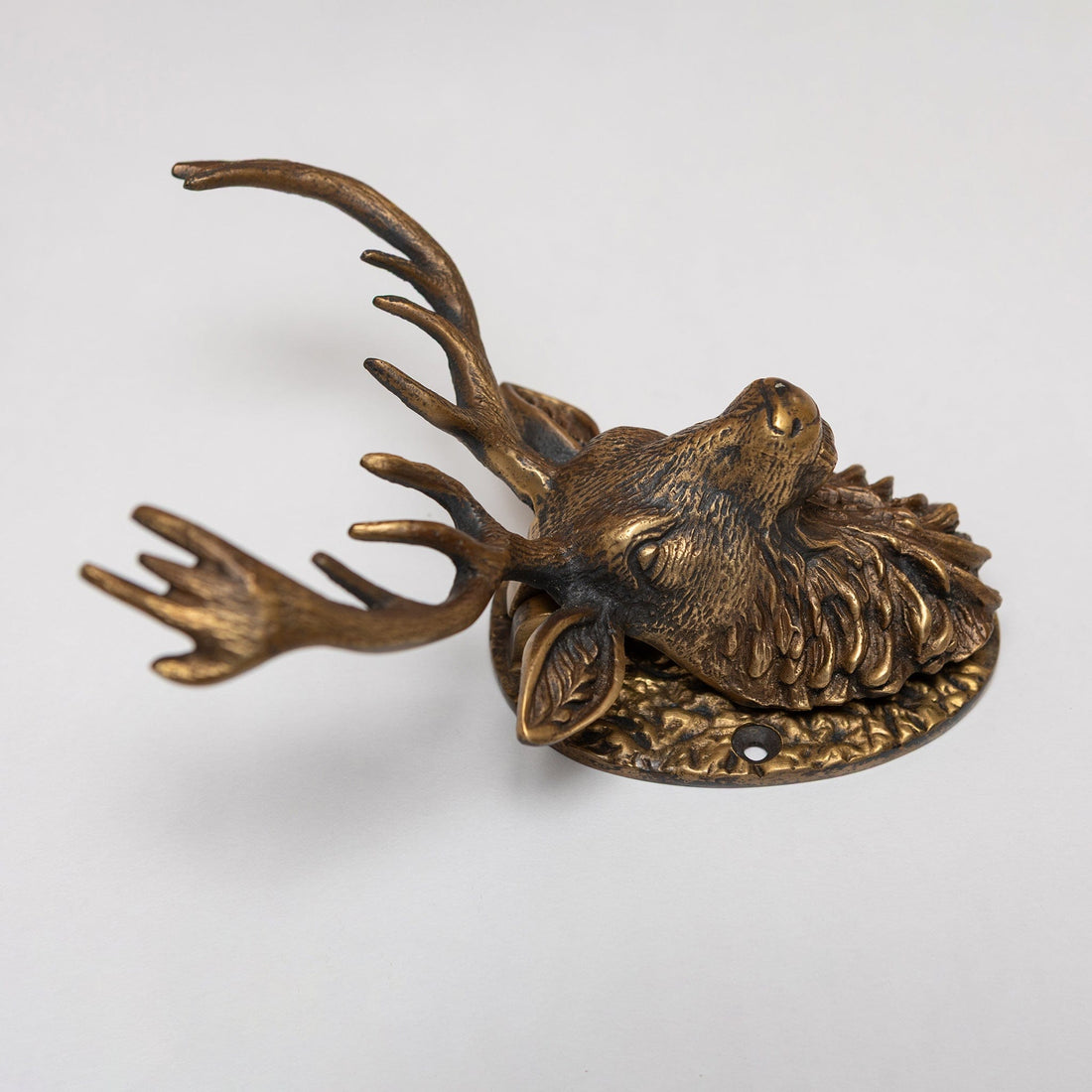 Stag Door Knocker - Heritage Finish