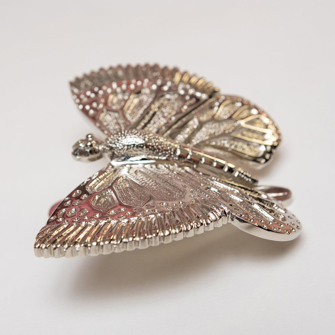 Butterfly Door Knocker - Nickel Finish