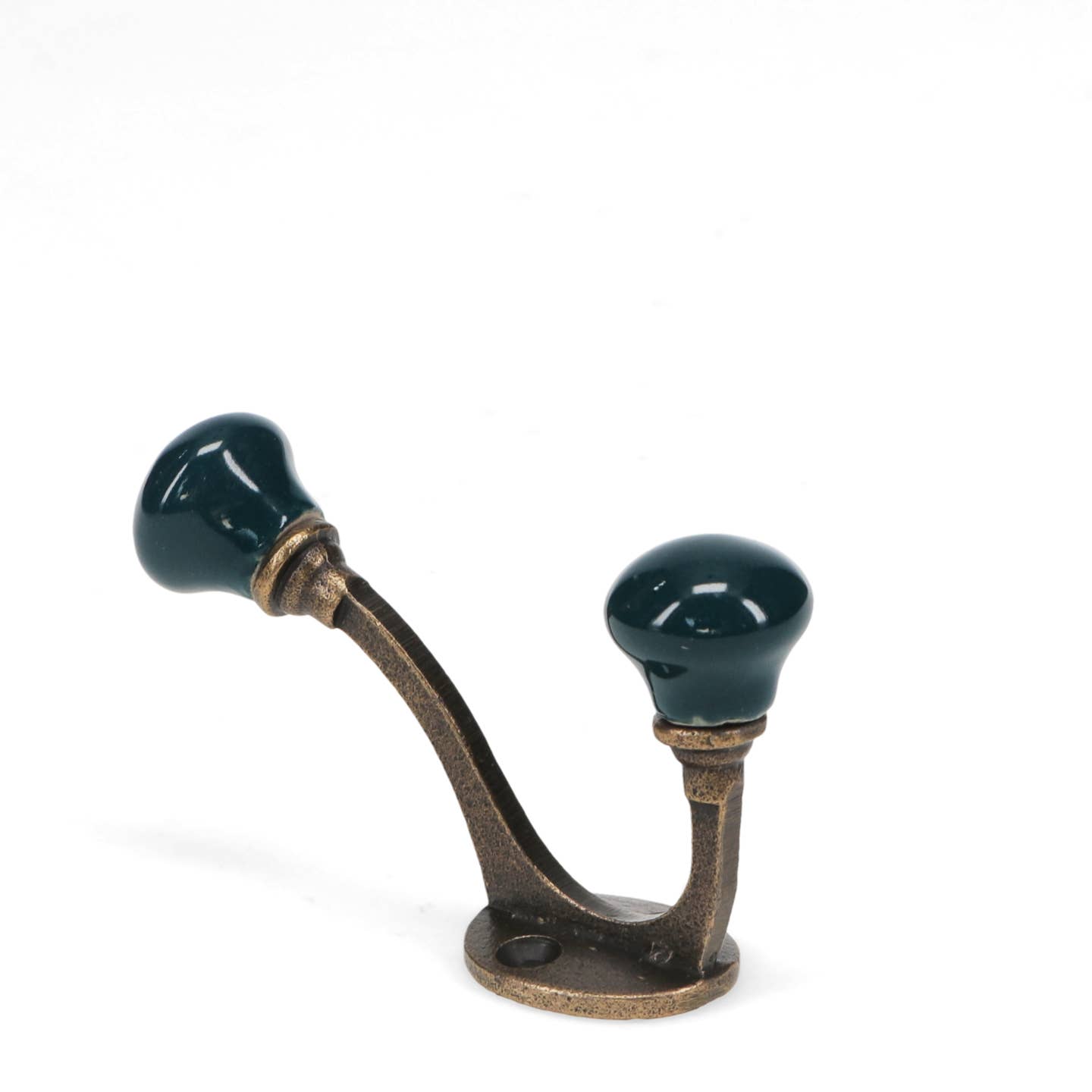 Double Ceramic Hook  - Blue