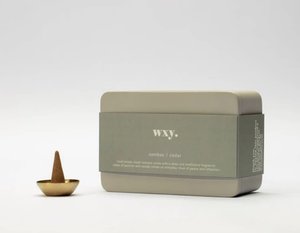 Incense Cones in Concrete box - Sambac & Cedar Ex Display SOLD AS SEEN