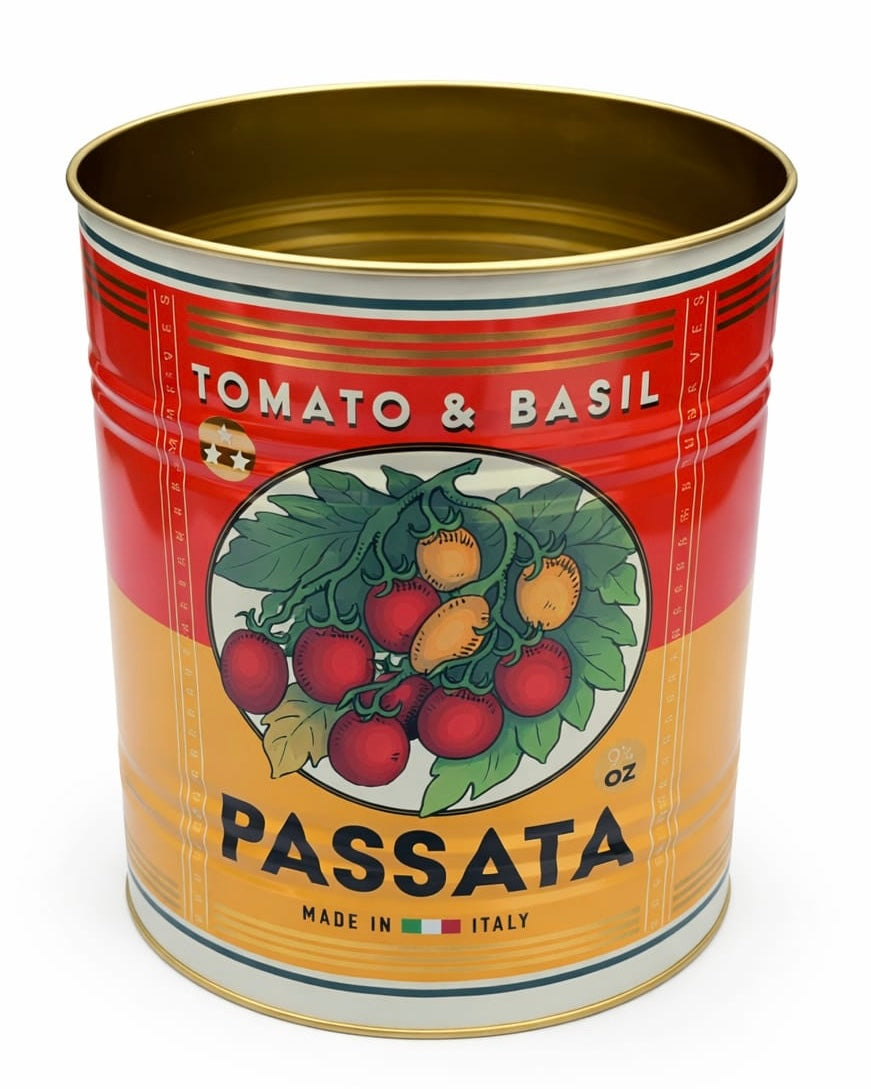 X-Large Storage Tin - Tomato Passata 17x20cm