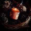 Pumpkin And Oak Moss Scented Glass Jar Candle