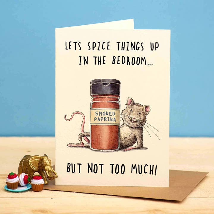 Let's Spice Things Up Valentine card