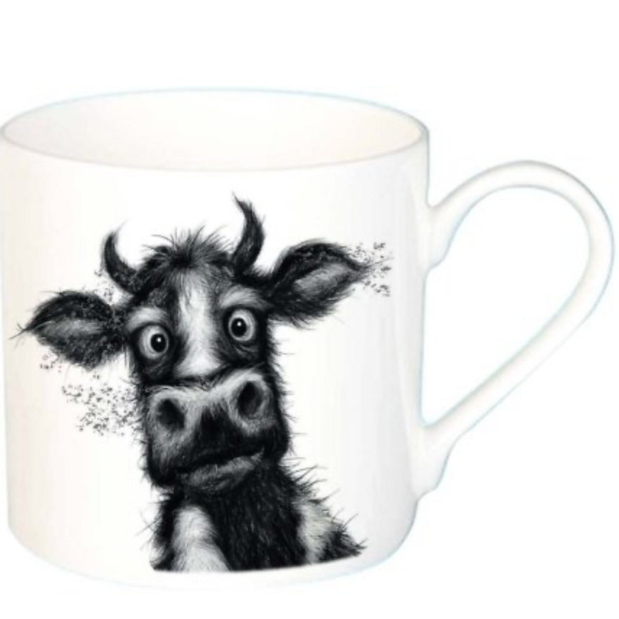 Matilda Cow Bone China Mug