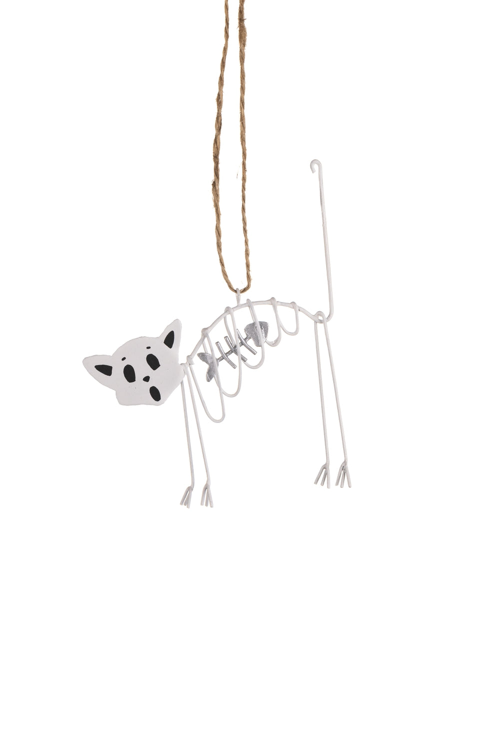 Tin Skelly Cat