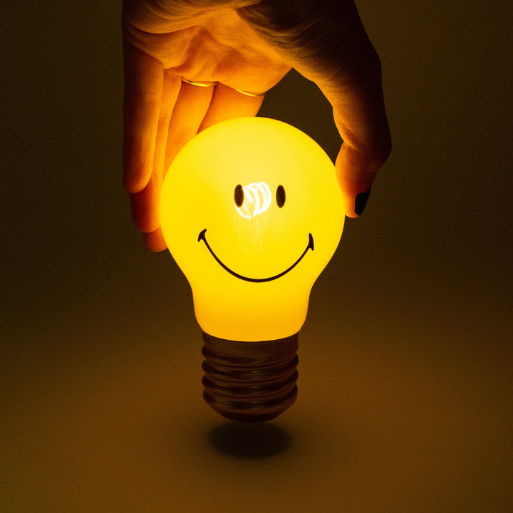 Cordless Rechargeable Lightbulb - Smiley