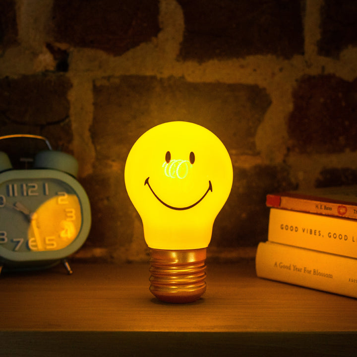 Cordless Rechargeable Lightbulb - Smiley