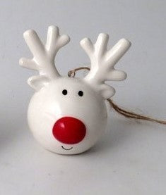 Reindeer Head Tree Decoration
