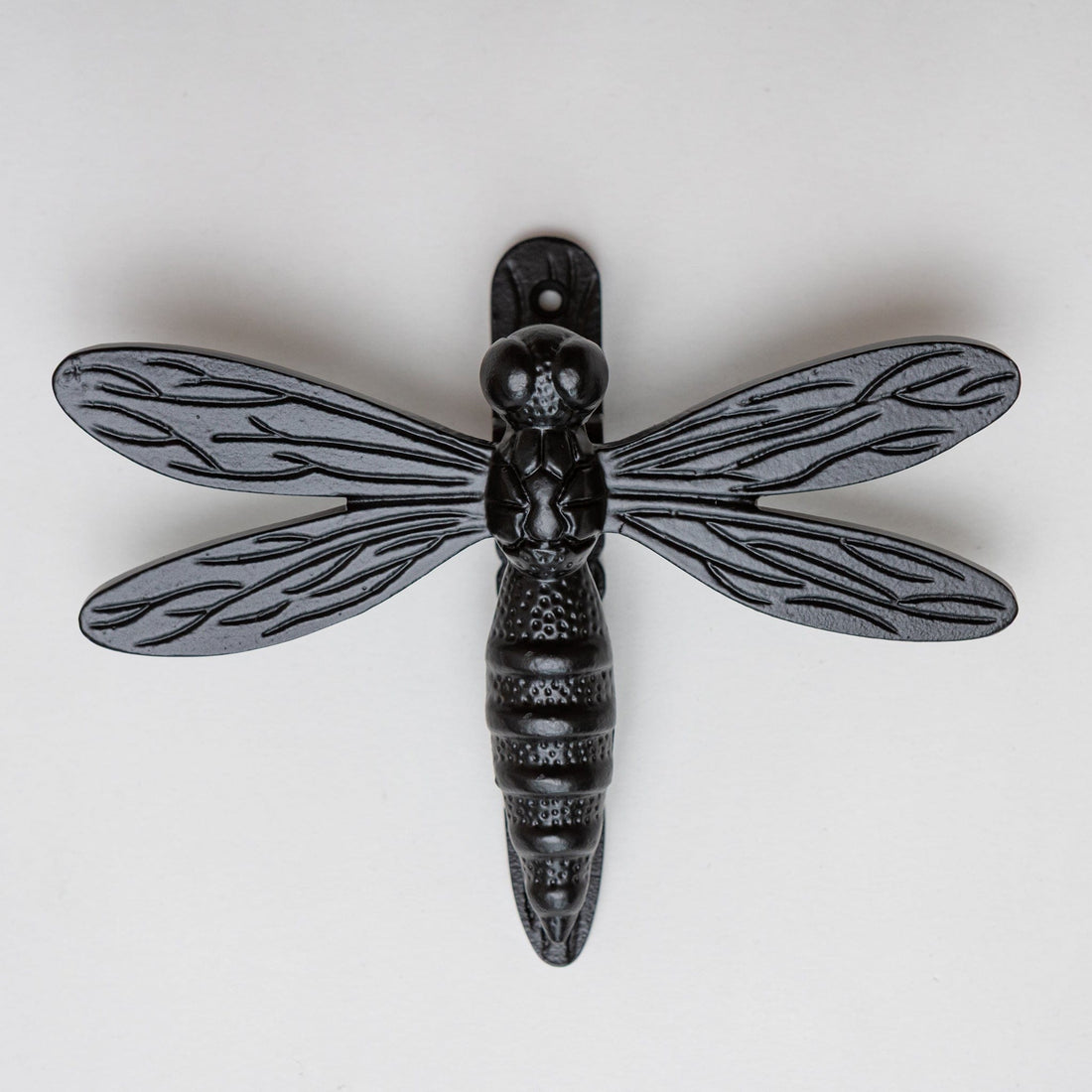 Dragonfly Door Knocker - Black Finish