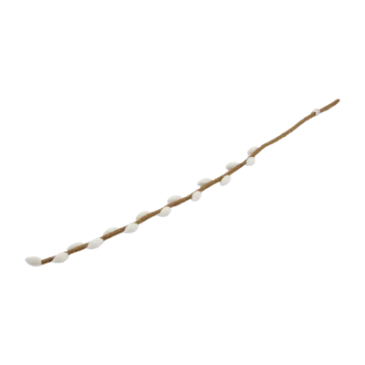 Long Willow Branch Faux Flower - White