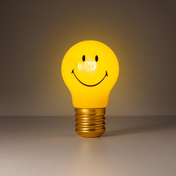 Cordless Rechargeable Lightbulb - Smiley