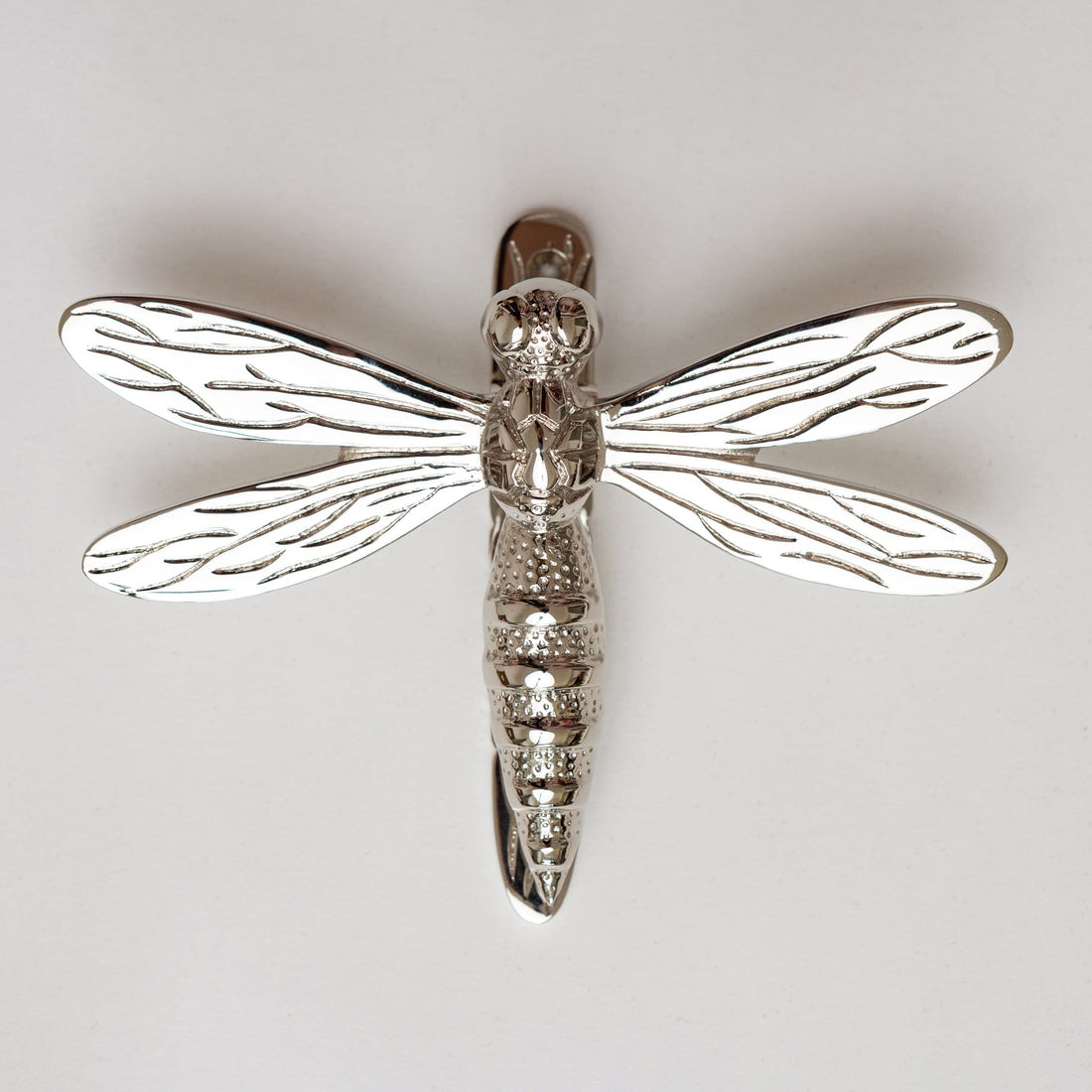 Dragonfly Door Knocker - Nickel Finish