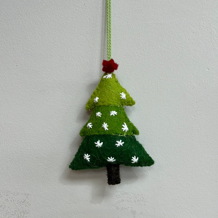 Hanging Felt Christmas Tree