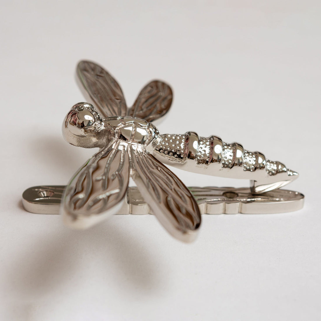 Dragonfly Door Knocker - Nickel Finish