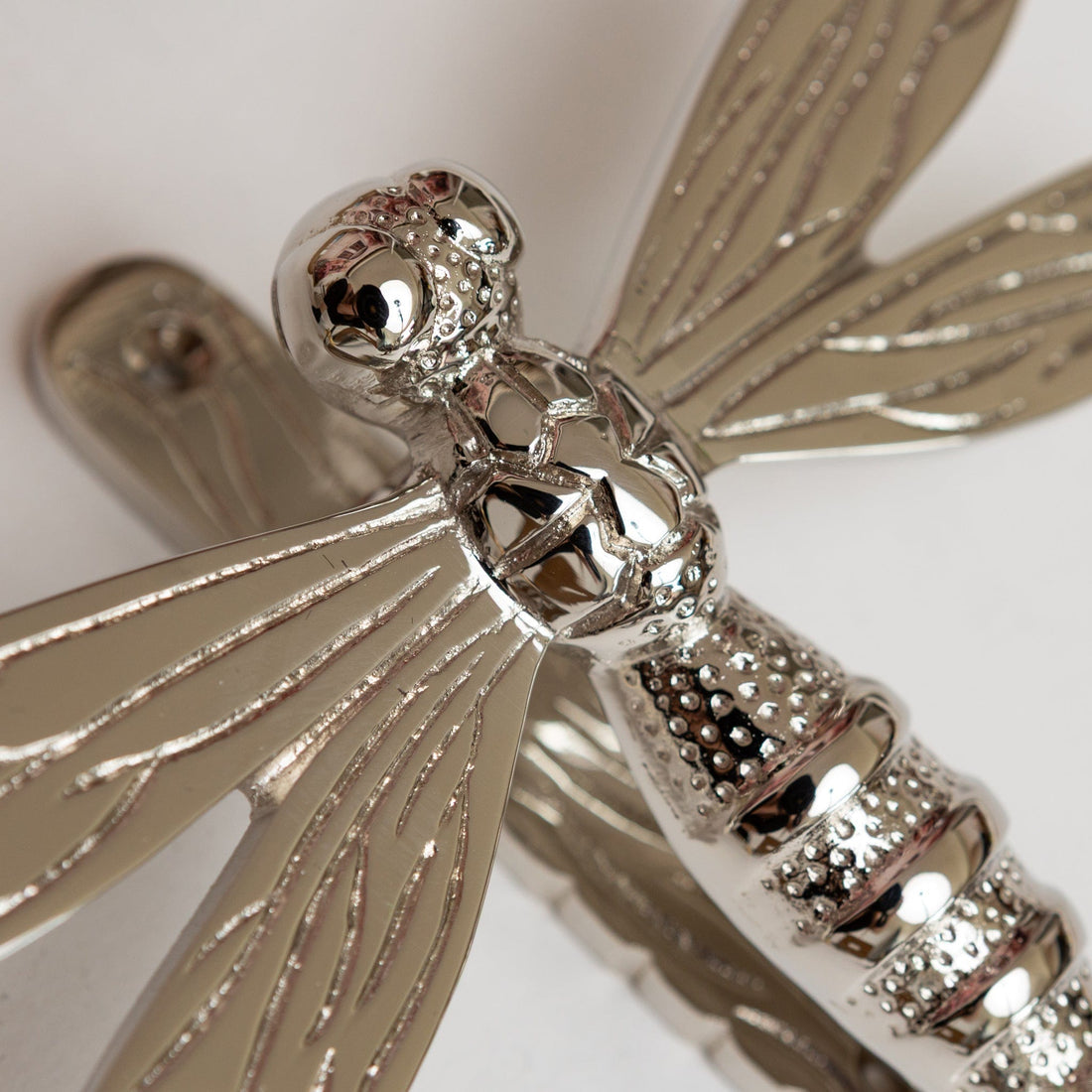 Dragonfly Door Knocker - Nickel Finish