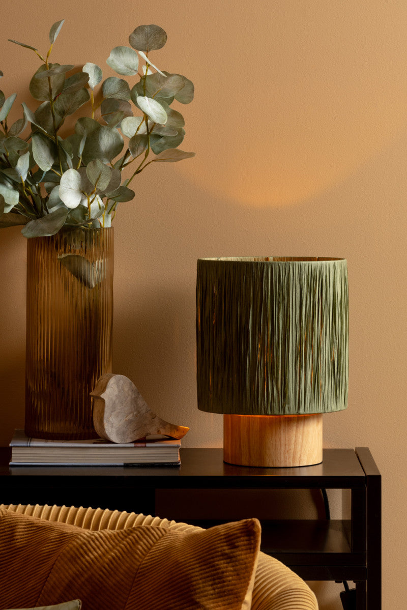 Sheer Cone Table Lamp - Small Greyed Jade