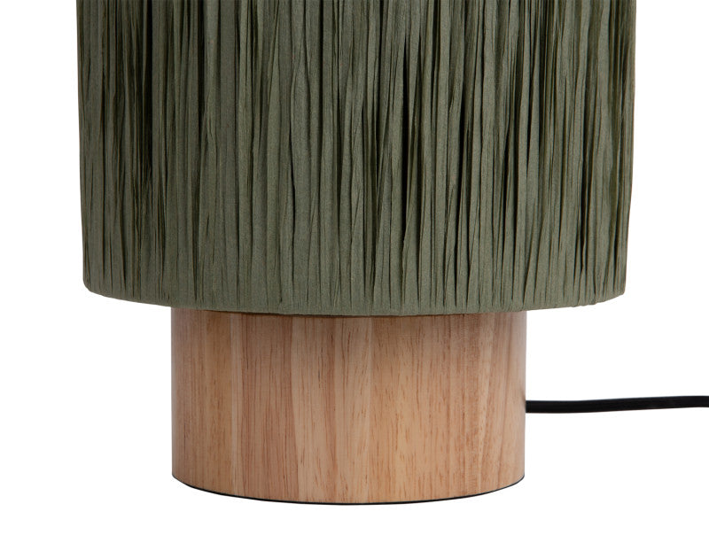 Sheer Cone Table Lamp - Small Greyed Jade