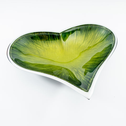 Heart Dish - Brushed Green