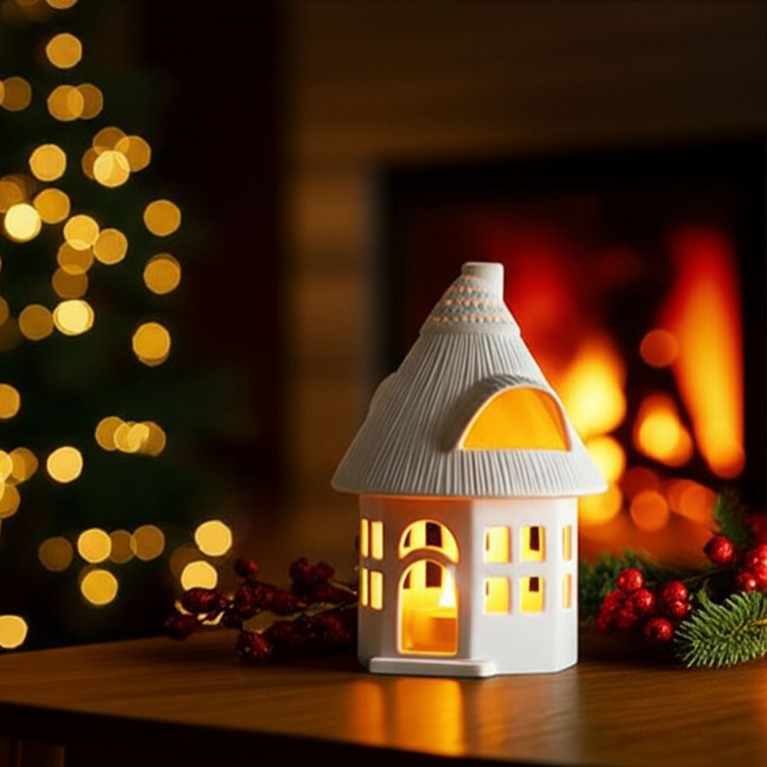 Thatched Tower Tea Light House