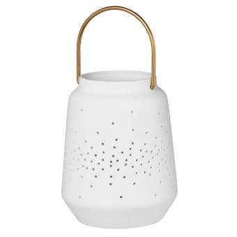 Porcelain Hanging Candle Lantern