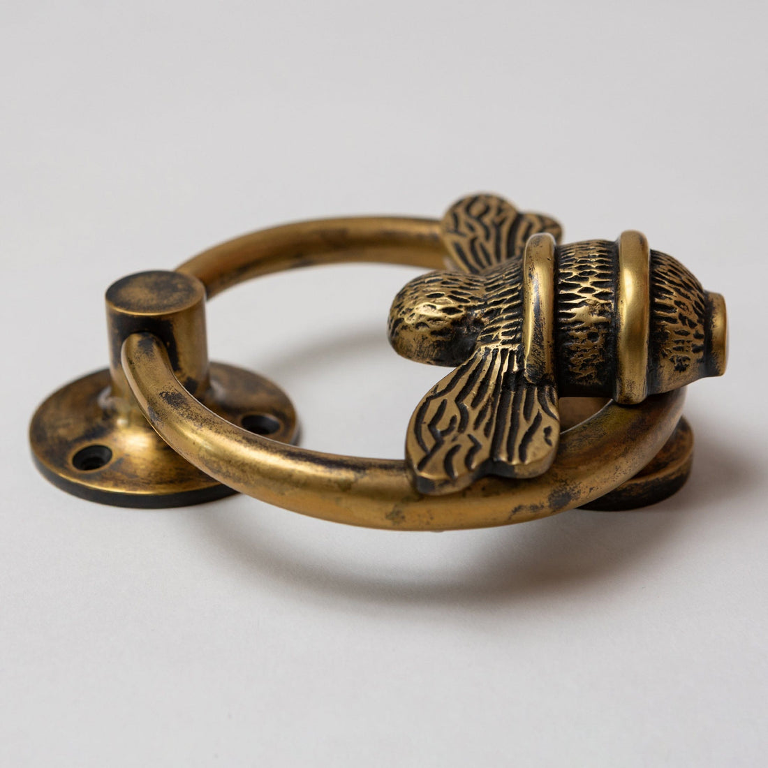 Bumble Bee Ring Door Knocker - Heritage Finish
