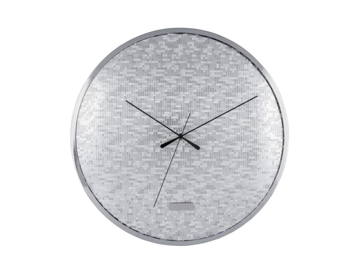 Disco Silver Wall Clock