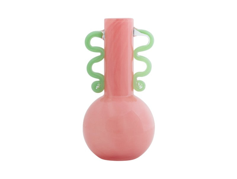 Pink Fiesta Glass Vase