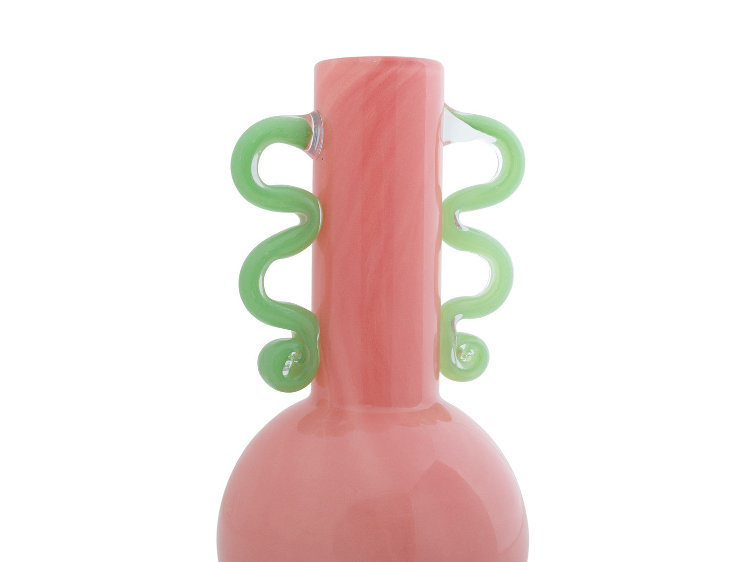 Pink Fiesta Glass Vase