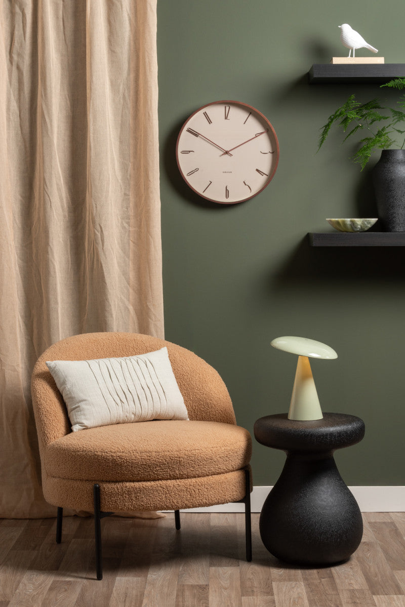 Wall Clock Scandia - Warm Grey