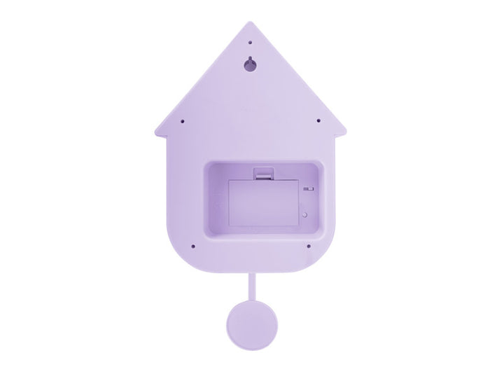 Modern Cuckoo Wall Clock - Soft Purple