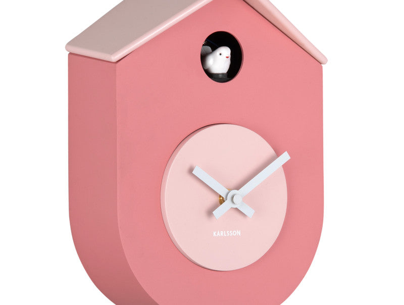 Grato Cuckoo Wall Clock - Pink