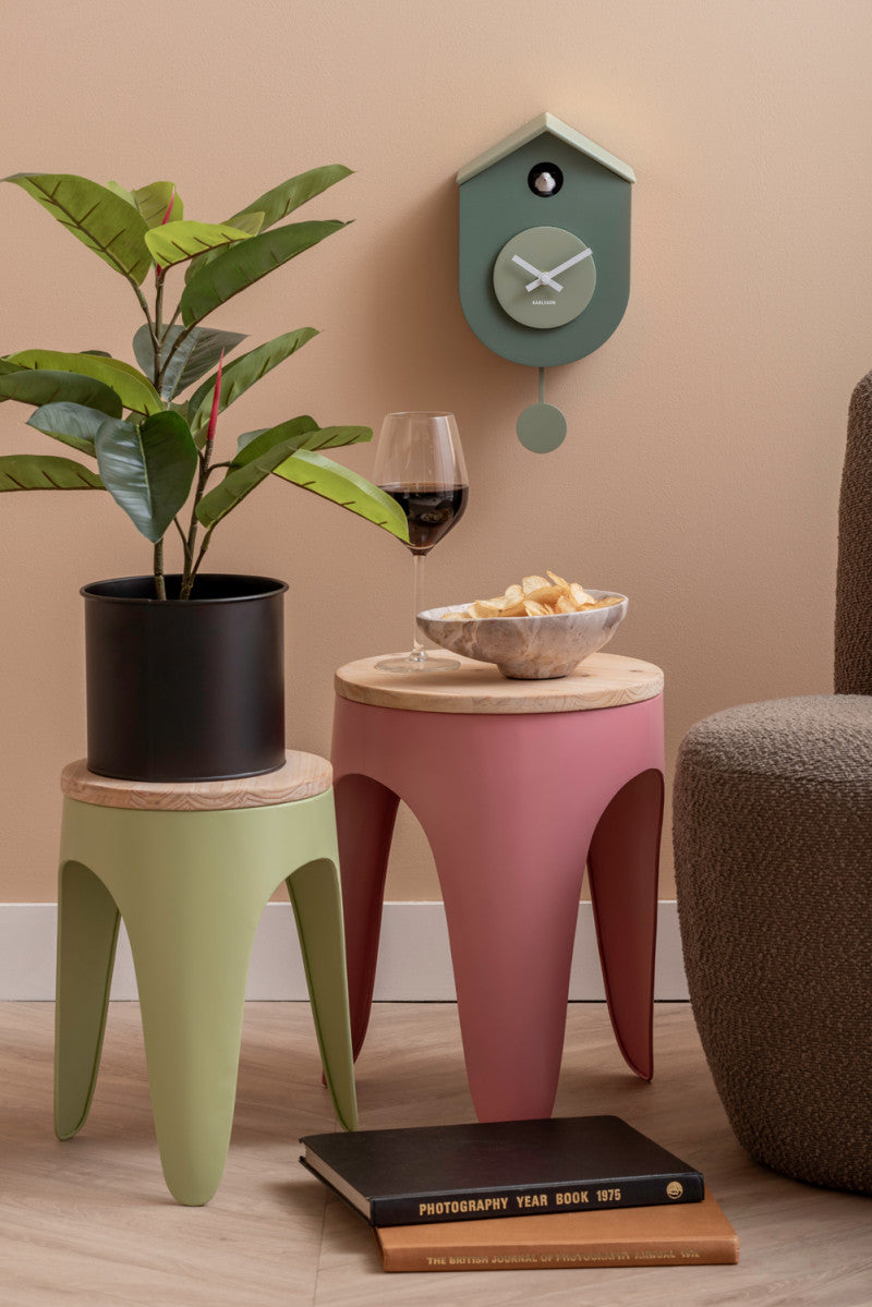 Grato Cuckoo Wall Clock - Jungle Green