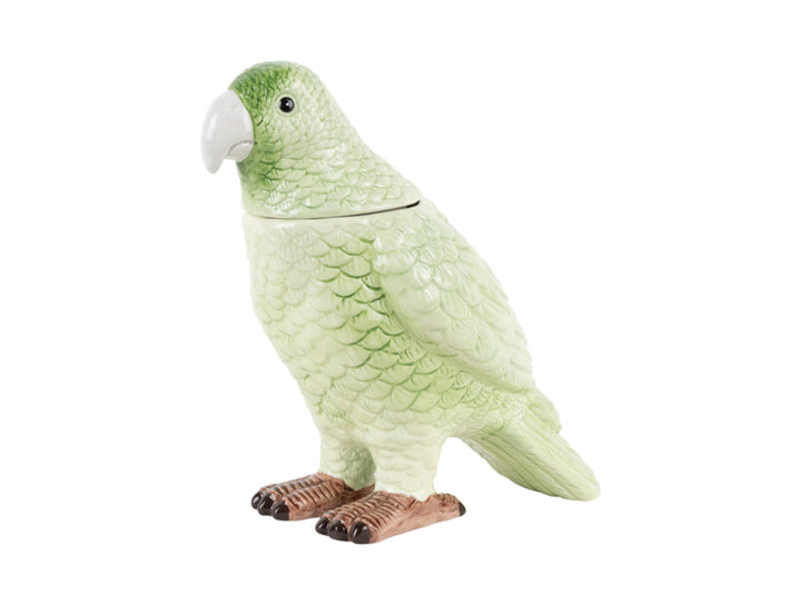 Bird Storage Jar  - Green