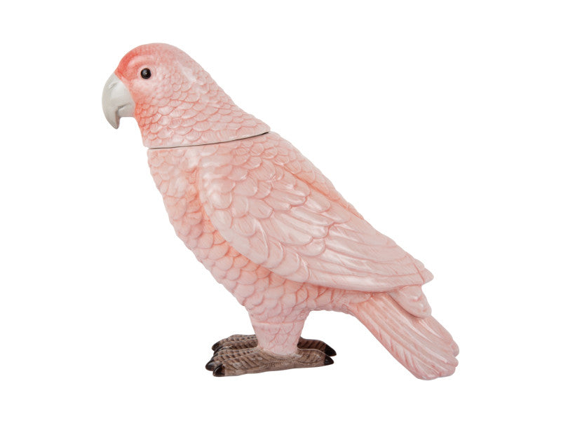 Storage Jar Bird - Pink