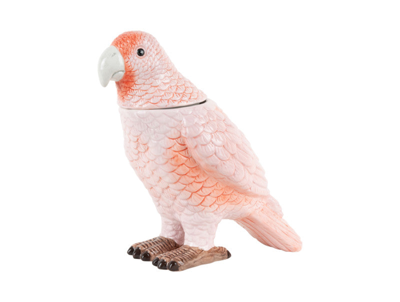Storage Jar Bird - Pink