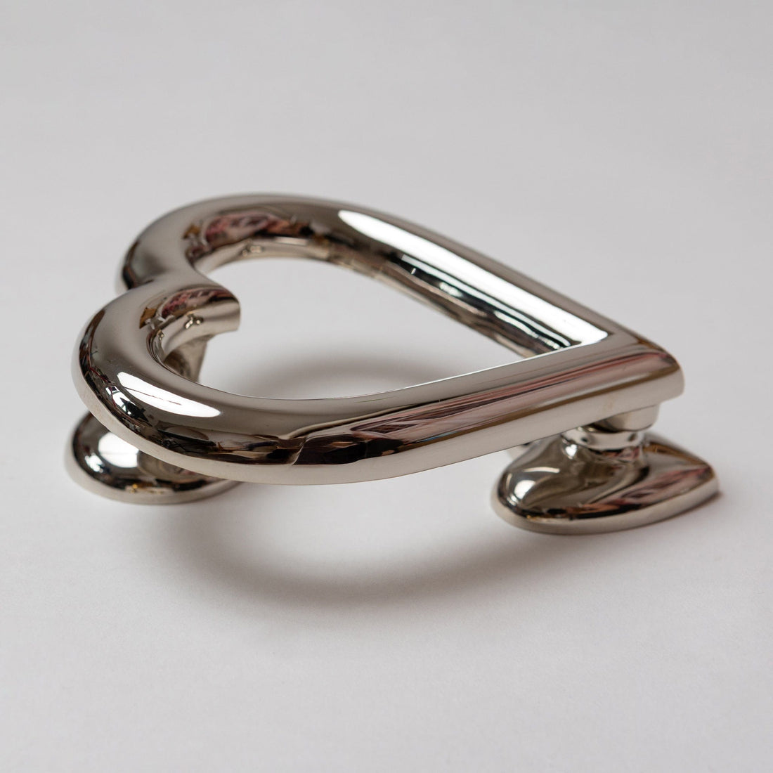 Heart Door Knocker - Nickel